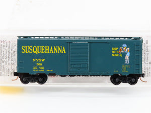 N Scale Micro-Trains MTL 20670 NYSW Susquehanna 40' Boxcar #508