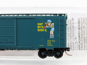 N Scale Micro-Trains MTL 20670 NYSW Susquehanna 40' Boxcar #508