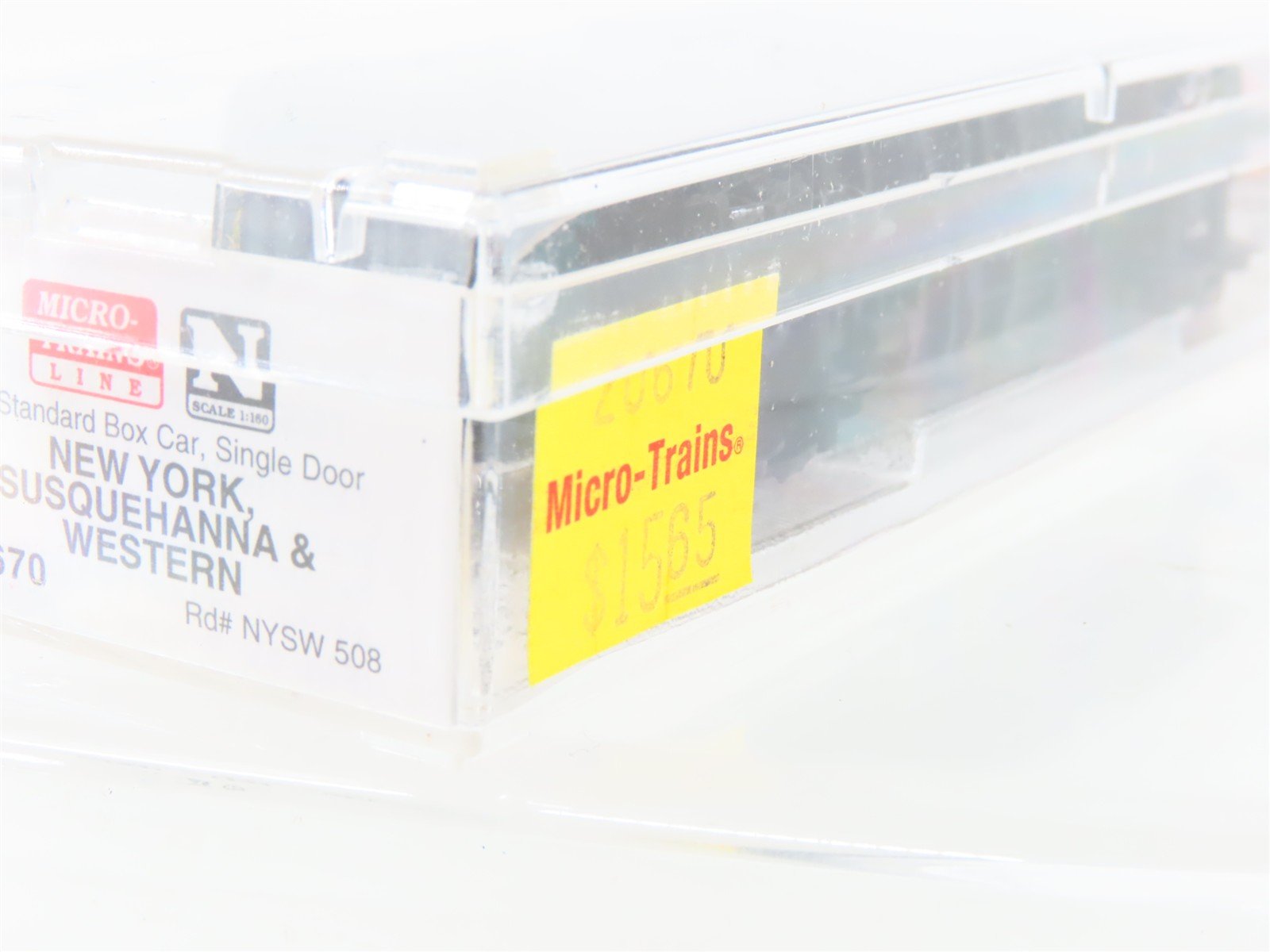 N Scale Micro-Trains MTL 20670 NYSW Susquehanna 40' Boxcar #508