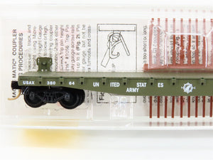 N Scale Micro-Trains MTL 45180 USAX US Army 50' Flatcar #38064