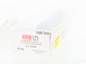 N Scale Micro-Trains MTL 45180 USAX US Army 50' Flatcar #38064