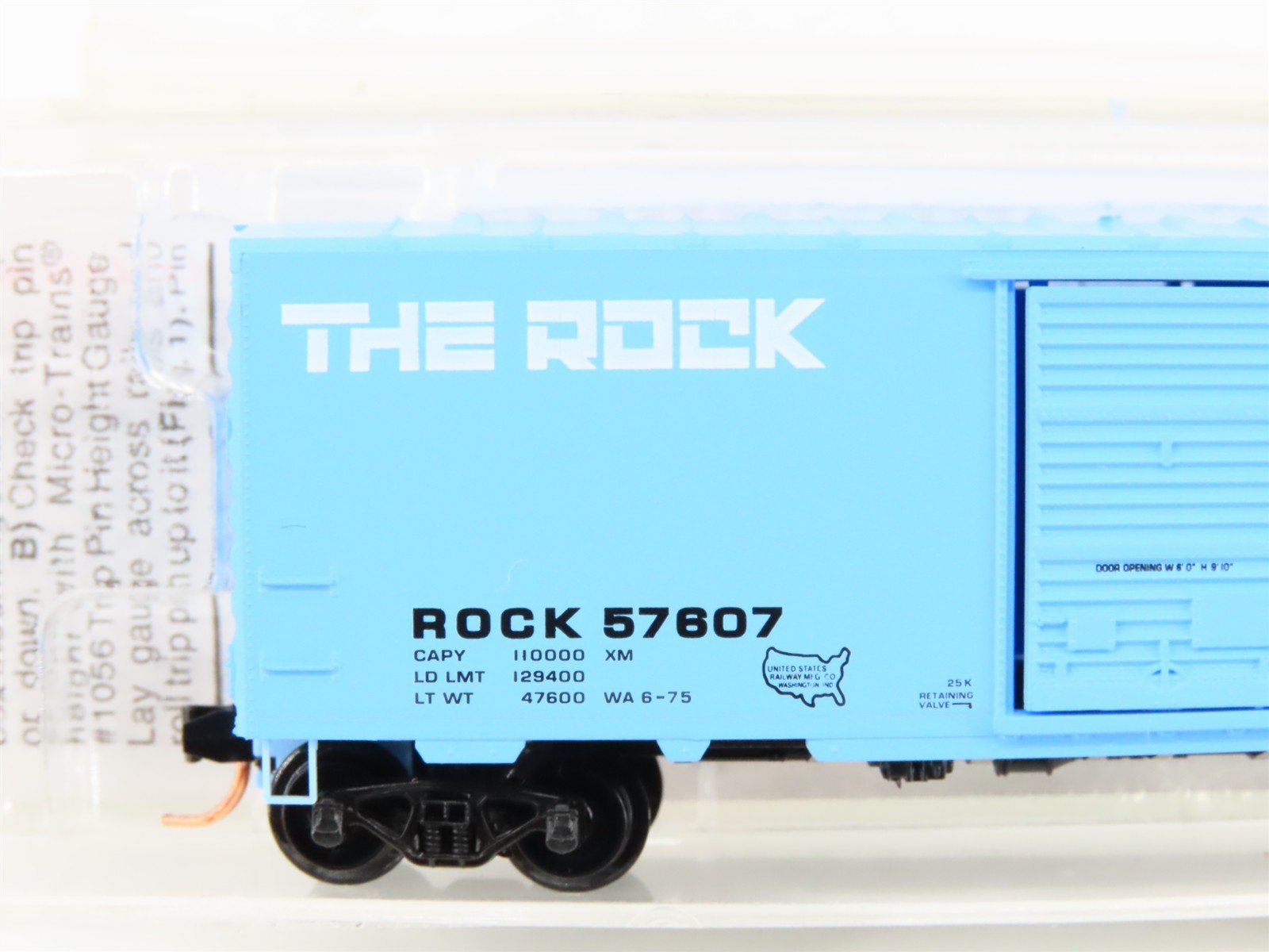 N Scale Micro-Trains MTL 73020 ROCK Rock Island 40' Standard Boxcar #57607