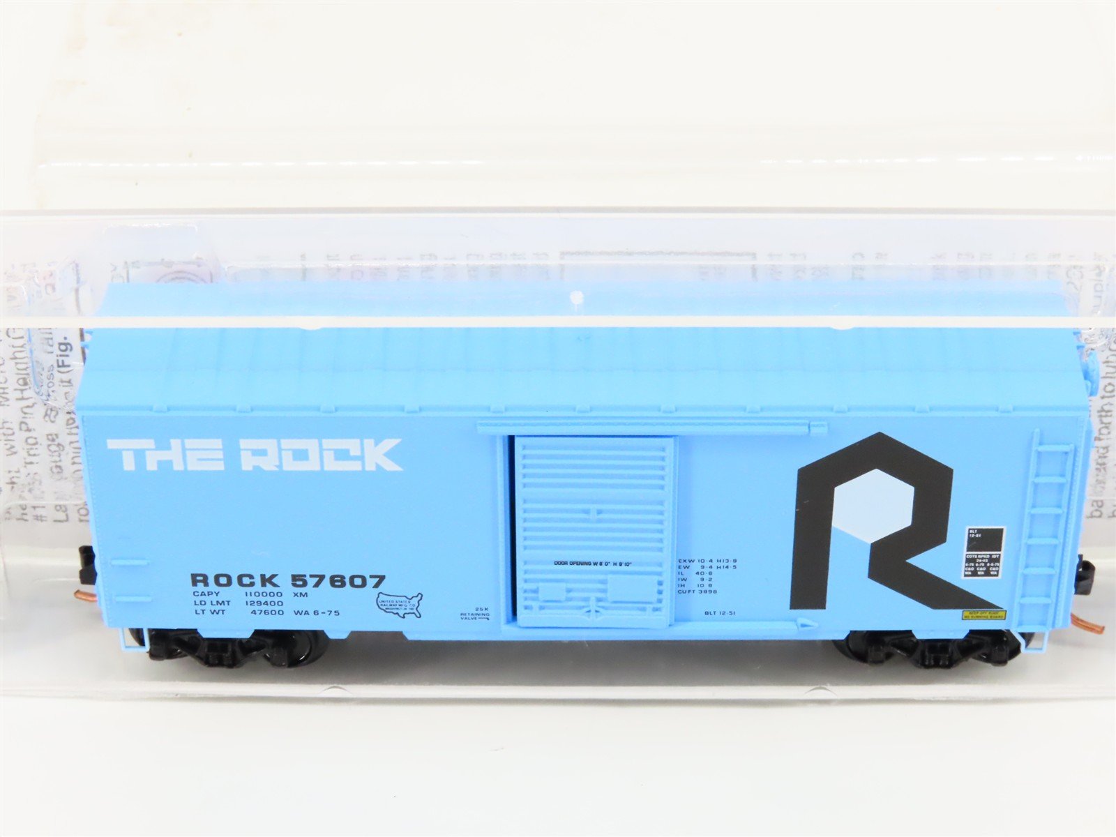 N Scale Micro-Trains MTL 73020 ROCK Rock Island 40' Standard Boxcar #57607
