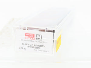 N Scale Micro-Trains MTL 32230 CNW Chicago Northwestern 50' Boxcar #152043
