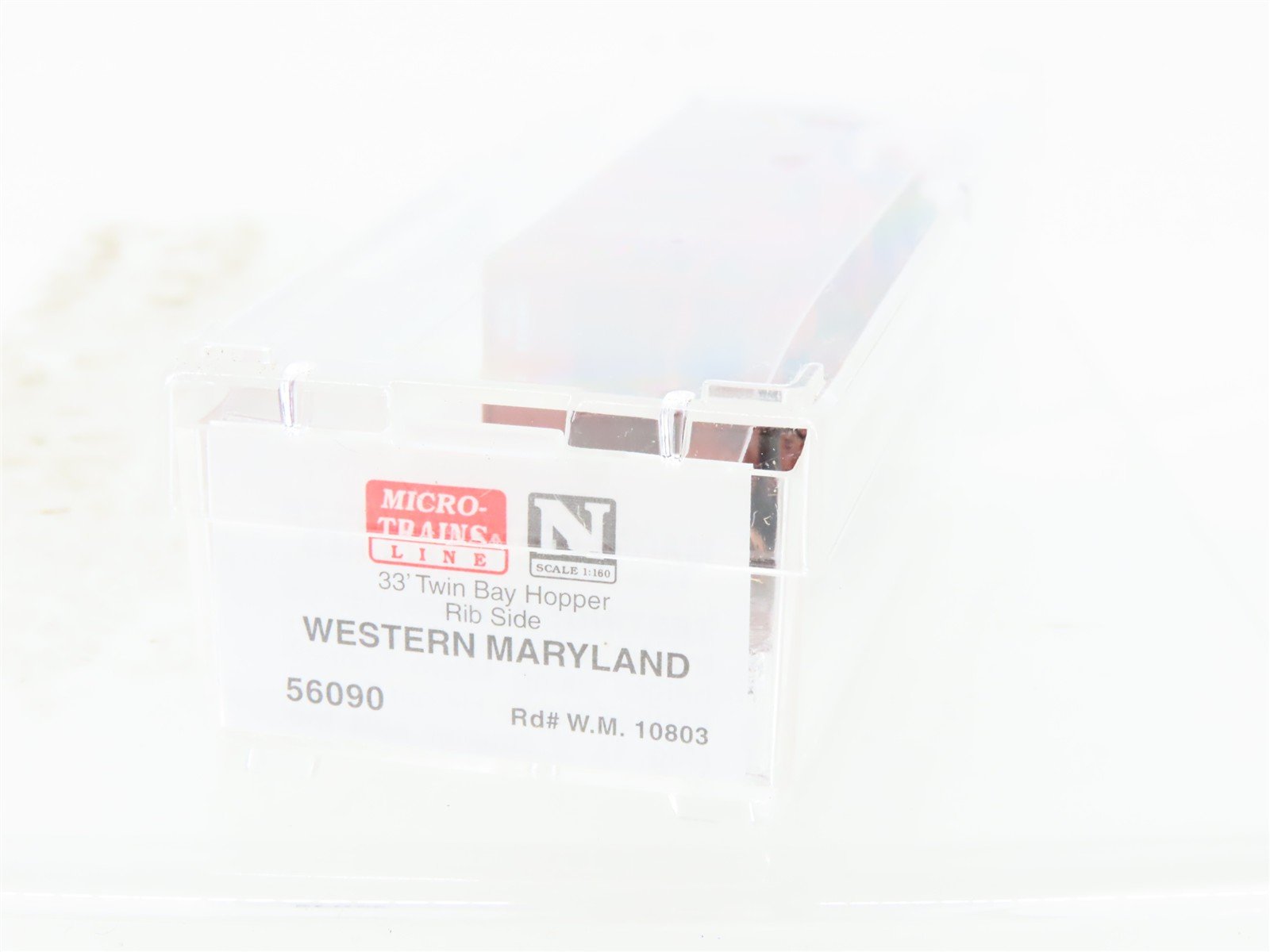 N Scale Micro-Trains MTL 56090 WM Western Maryland 33' Twin Bay Hopper #10803