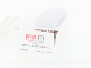 N Scale Micro-Trains MTL 56090 WM Western Maryland 33' Twin Bay Hopper #10803