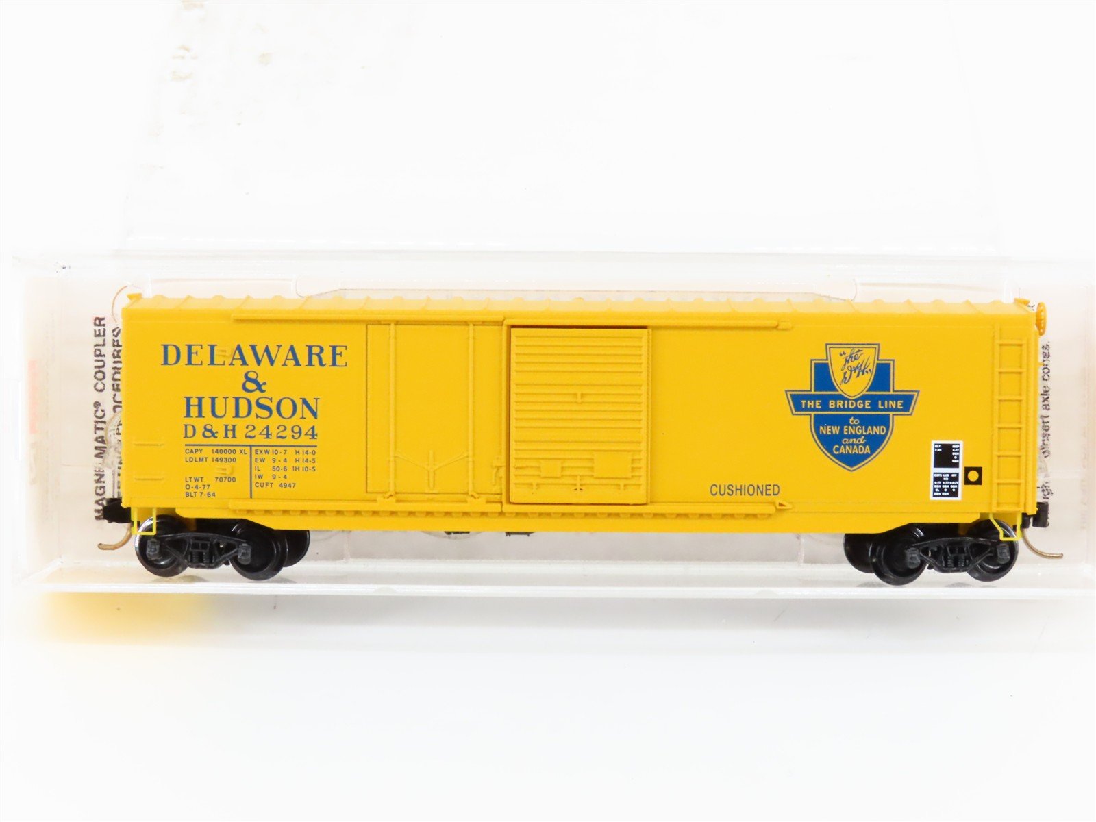 N Scale Micro-Trains MTL 76020 D&H Delaware & Hudson 50' Boxcar #24294