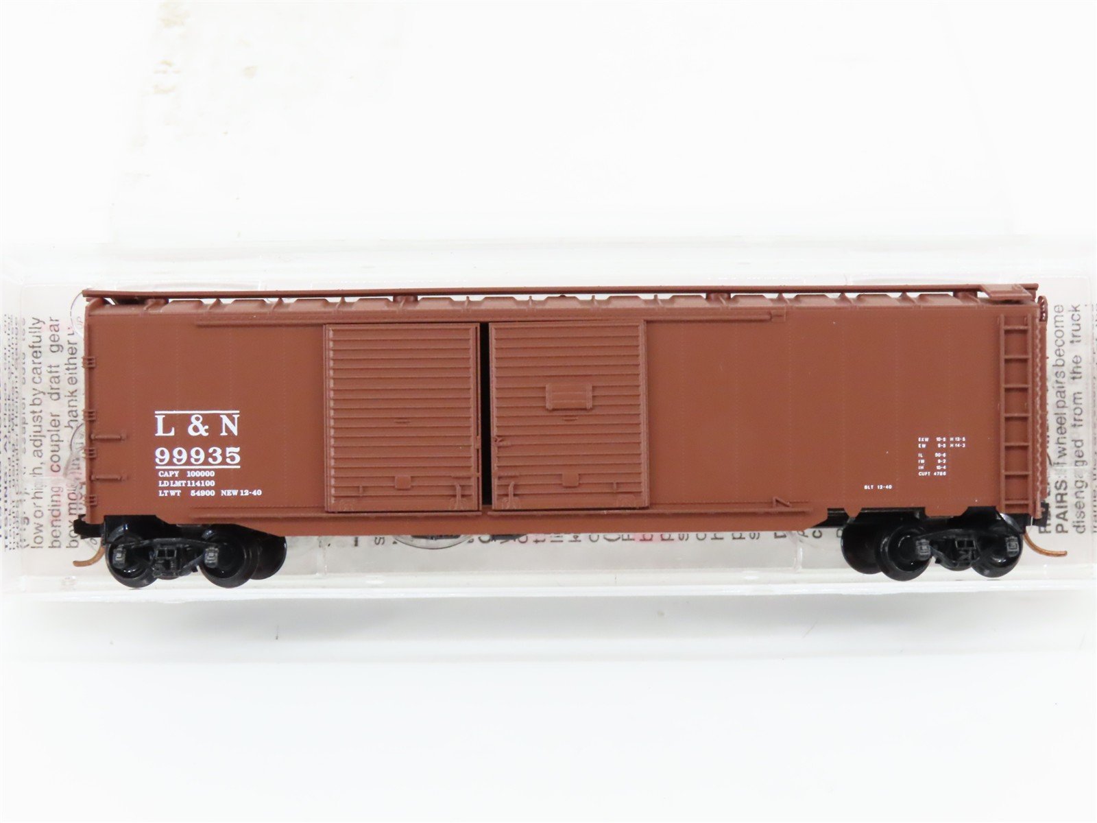 N Scale Micro-Trains MTL 78080 L&N Louisville & Nashville 50' Boxcar #99935