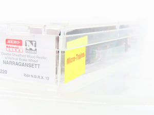 N Scale Micro-Trains MTL 49220 NBRX Narragansett 40' Wood Reefer #12