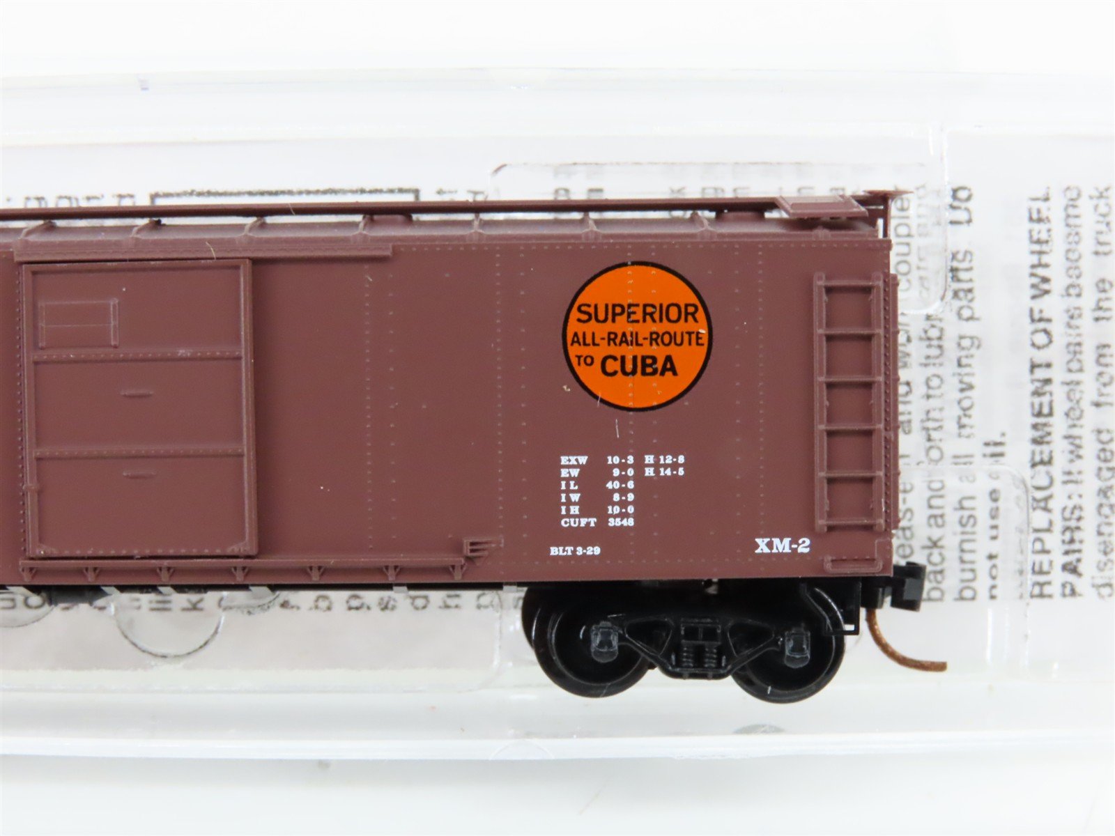 N Scale Micro-Trains MTL 120510 WIF Western India Fruit 40' USRA Boxcar #106