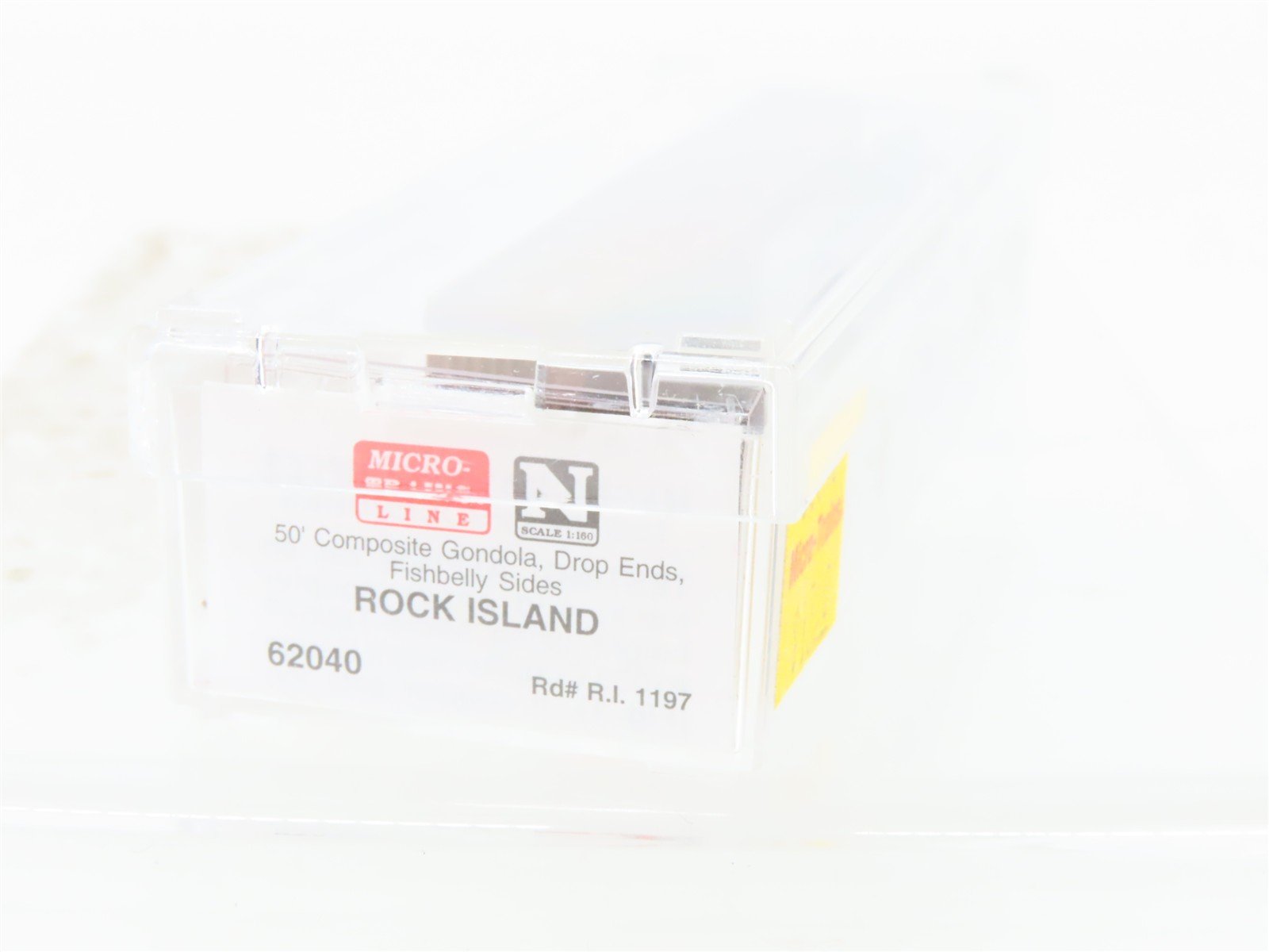 N Scale Micro-Trains MTL 62040 RI Rock Island 50' Fishbelly Gondola #1197