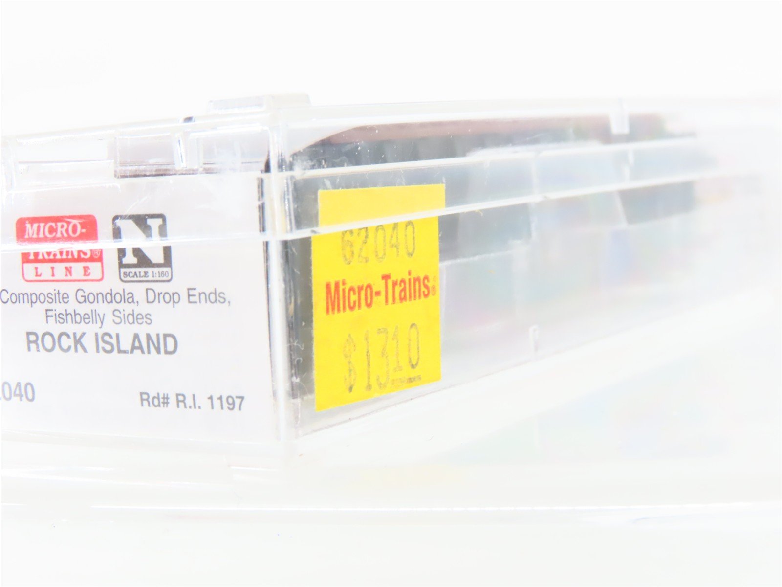 N Scale Micro-Trains MTL 62040 RI Rock Island 50' Fishbelly Gondola #1197