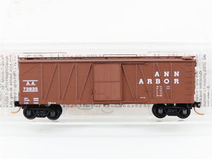 N Scale Micro-Trains MTL 28100 AA Ann Arbor 40' Outside Braced Boxcar #73835