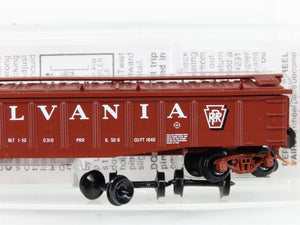 N Scale Micro-Trains MTL 106080 PRR Pennsylvania 50' Gondola #376704