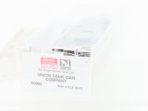 N Scale Micro-Trains MTL 65060 UTLX Union Tank Single Dome Tankcar #8533