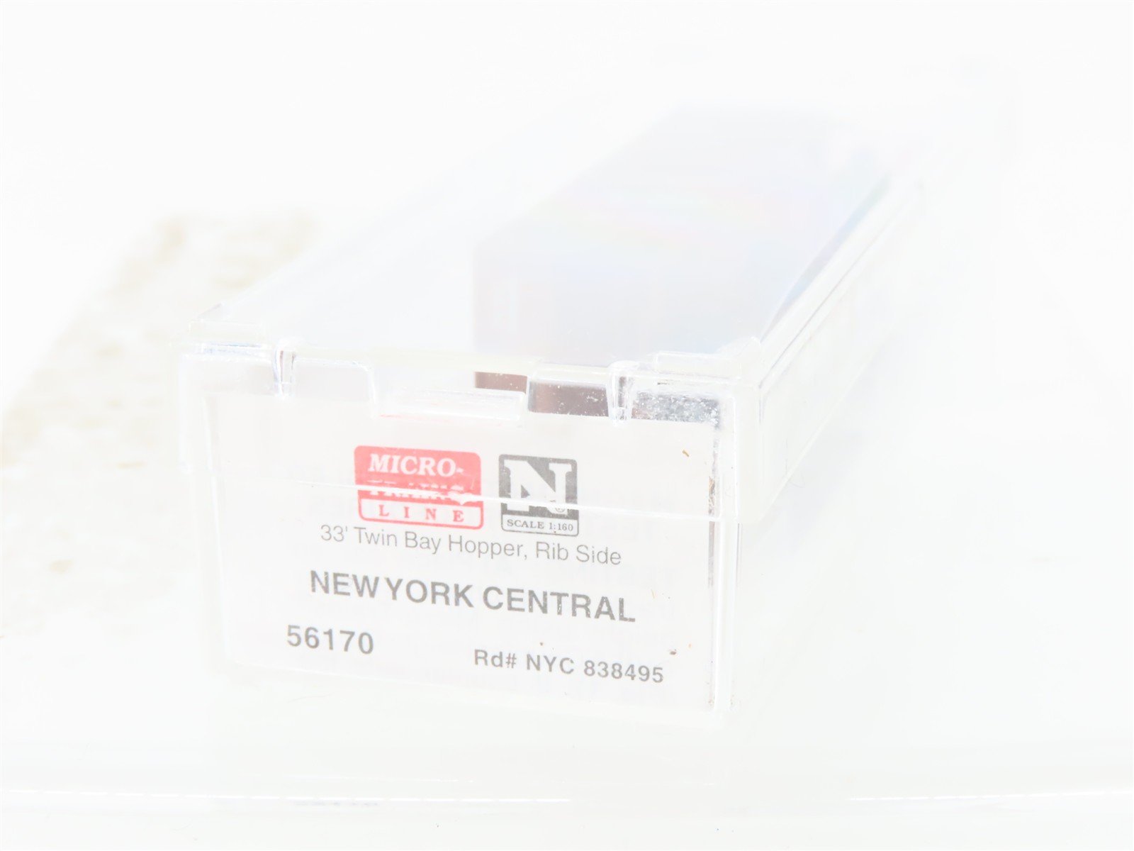 N Scale Micro-Trains MTL 56170 NYC New York Central 33' Twin Bay Hopper #838495