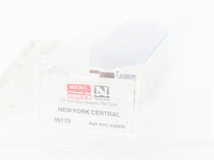N Scale Micro-Trains MTL 56170 NYC New York Central 33' Twin Bay Hopper #838495