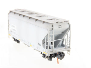 N Scale Micro-Trains MTL 09244330 ACFX 2-Bay Covered Hopper #218835 Weathered