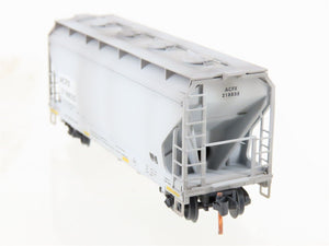 N Scale Micro-Trains MTL 09244330 ACFX 2-Bay Covered Hopper #218835 Weathered