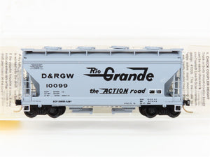 N Scale Micro-Trains MTL 92020 DRGW Rio Grande 2-Bay Covered Hopper #10099