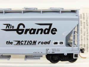 N Scale Micro-Trains MTL 92020 DRGW Rio Grande 2-Bay Covered Hopper #10099