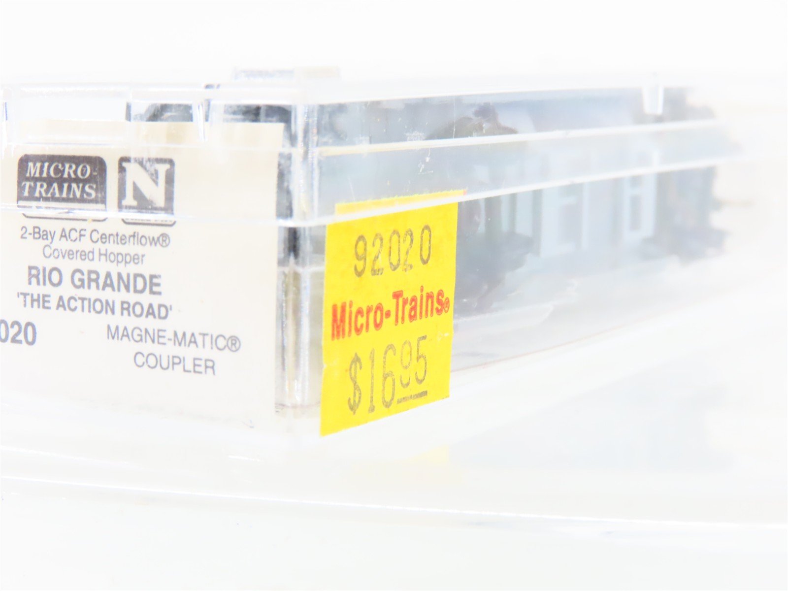 N Scale Micro-Trains MTL 92020 DRGW Rio Grande 2-Bay Covered Hopper #10099