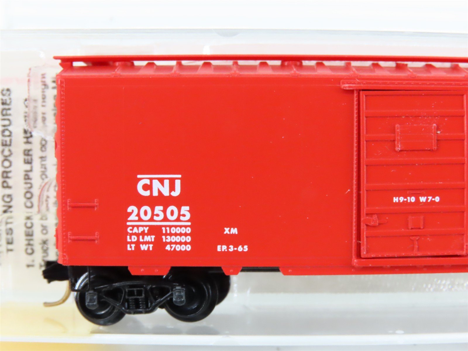 N Scale Micro-Trains MTL 20196 CNJ Jersey Central 40' Boxcar #20505