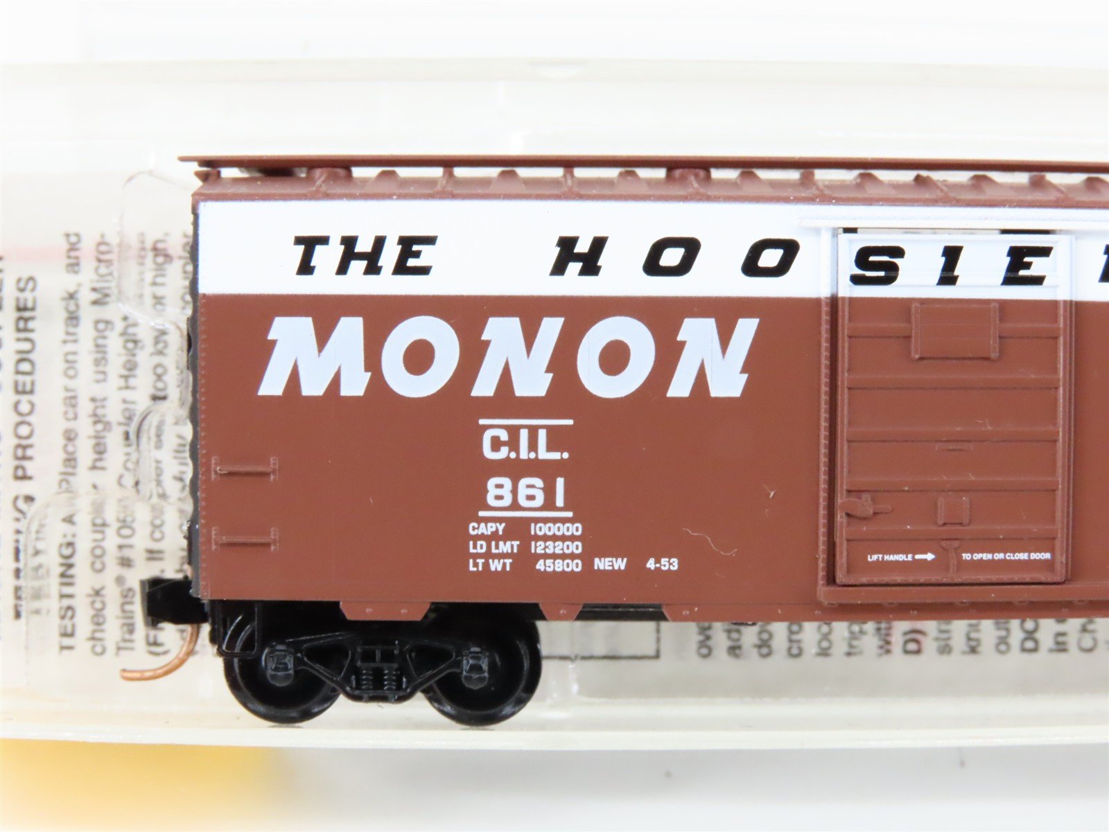 N Scale Micro-Trains MTL 20486 CIL Monon 