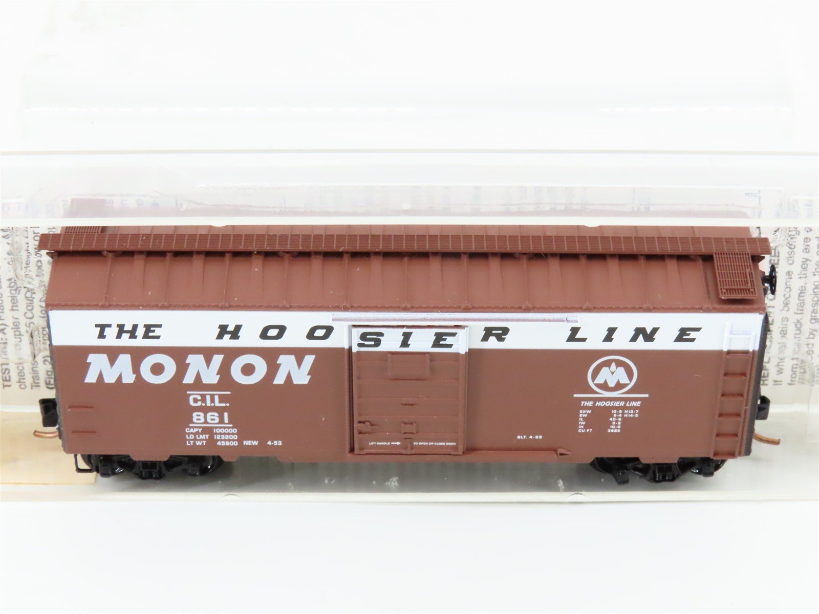 N Scale Micro-Trains MTL 20486 CIL Monon 
