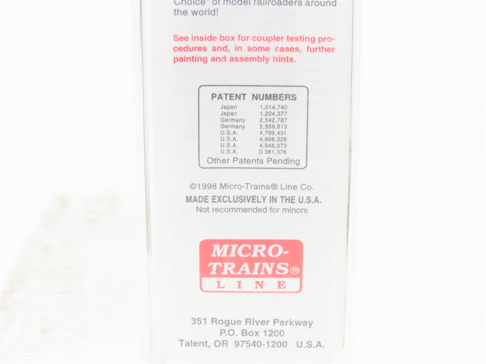 N Scale Micro-Trains MTL 20486 CIL Monon 