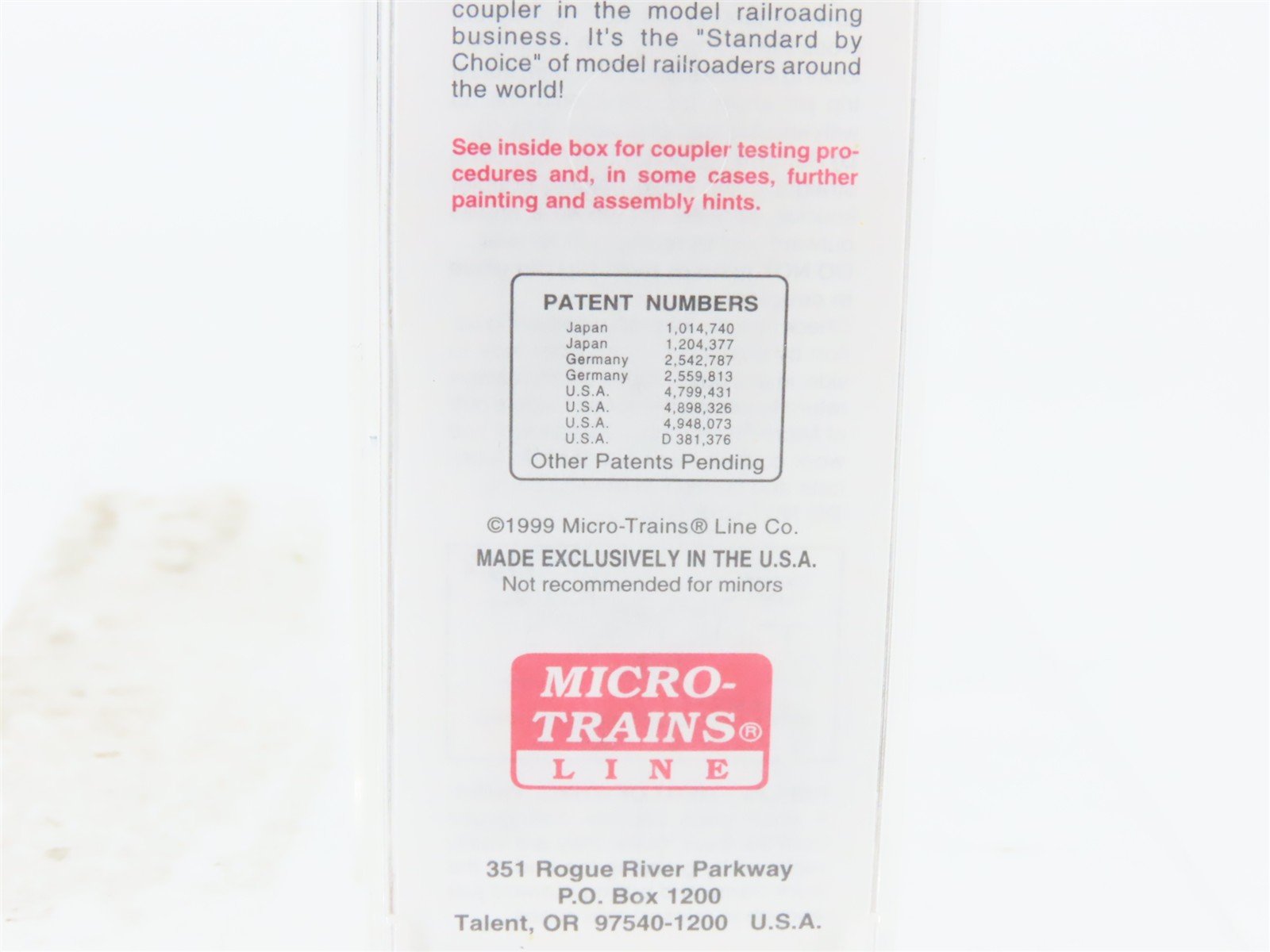 N Scale Micro-Trains MTL 94140 SOO Canadian Pacific 3-Bay Covered Hopper #119145