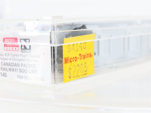 N Scale Micro-Trains MTL 94140 SOO Canadian Pacific 3-Bay Covered Hopper #119145