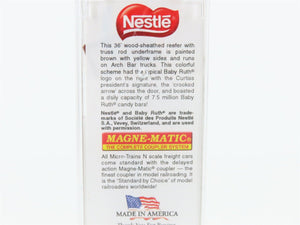 N Scale Micro-Trains MTL 04900710 NADX Nestle Baby Ruth #7 40' Wood Reefer #4537