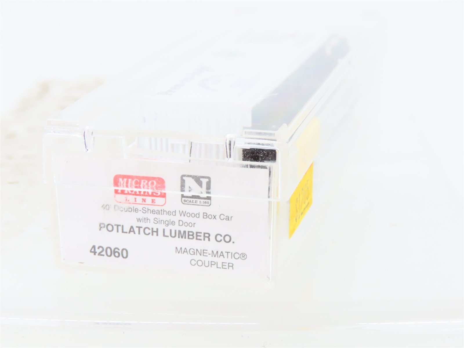 N Scale Micro-Trains MTL 42060 Potlatch Lumber Co 40' Boxcar #424