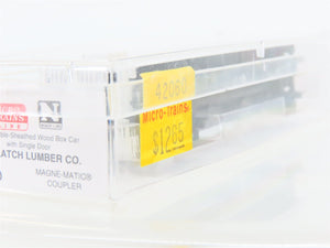 N Scale Micro-Trains MTL 42060 Potlatch Lumber Co 40' Boxcar #424