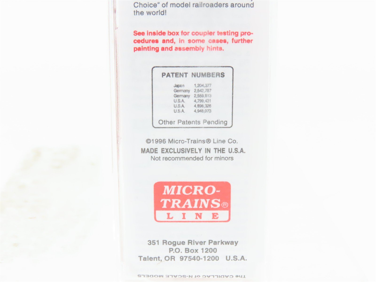 N Scale Micro-Trains MTL 100030 ATSF Santa Fe 36' Riveted Steel Caboose #999245