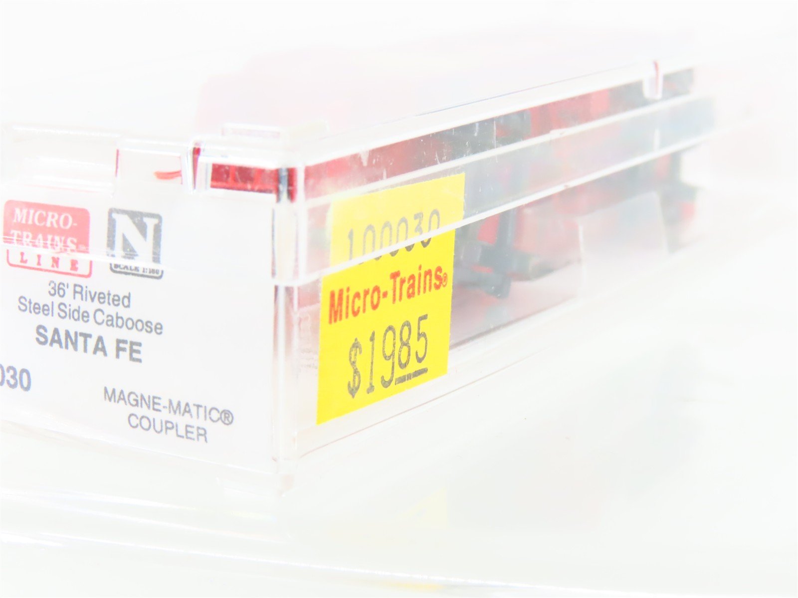 N Scale Micro-Trains MTL 100030 ATSF Santa Fe 36' Riveted Steel Caboose #999245
