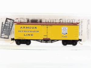 N Scale Micro-Trains MTL 58030 Armour Refrigerator Line 36' Wood Reefer #7306
