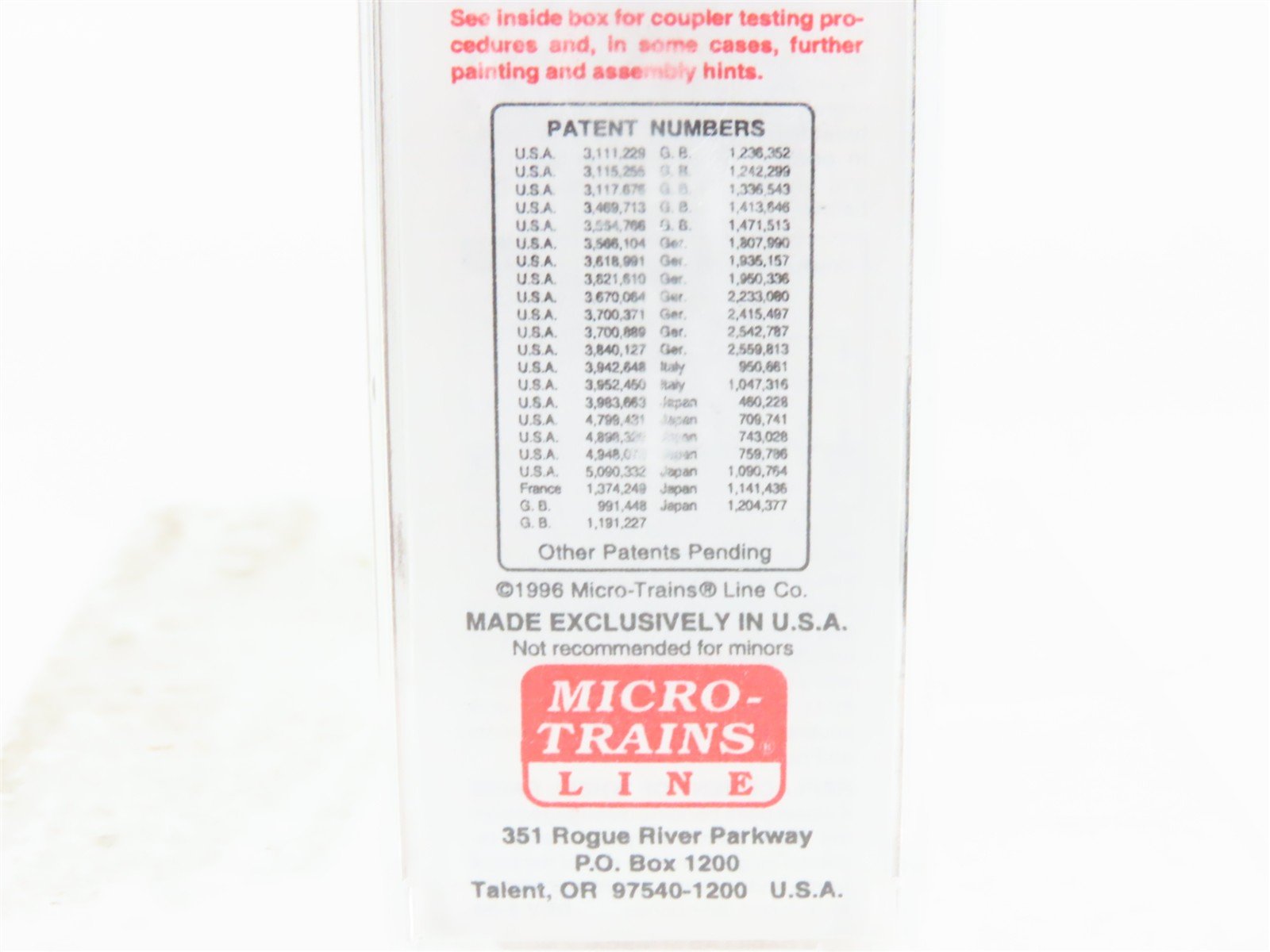 N Scale Micro-Trains MTL 23240 AD&N Ashley Drew Northern 40' Boxcar #2413