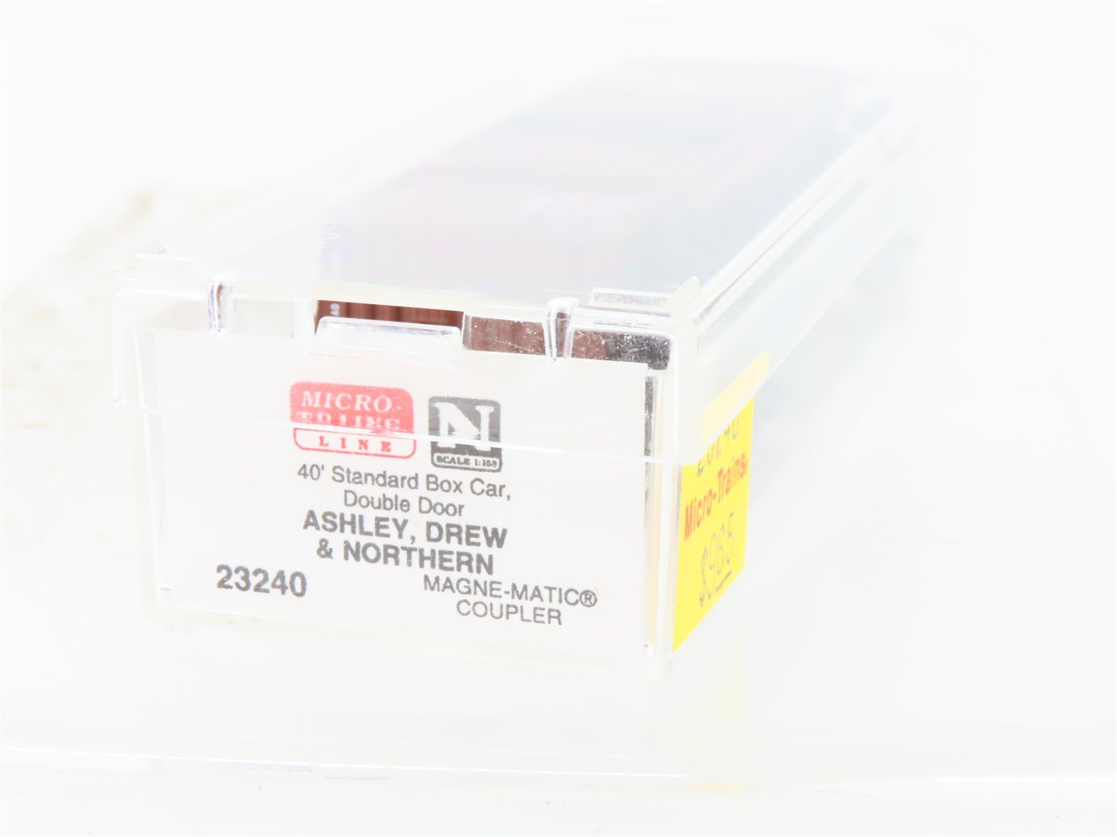 N Scale Micro-Trains MTL 23240 AD&N Ashley Drew Northern 40' Boxcar #2413