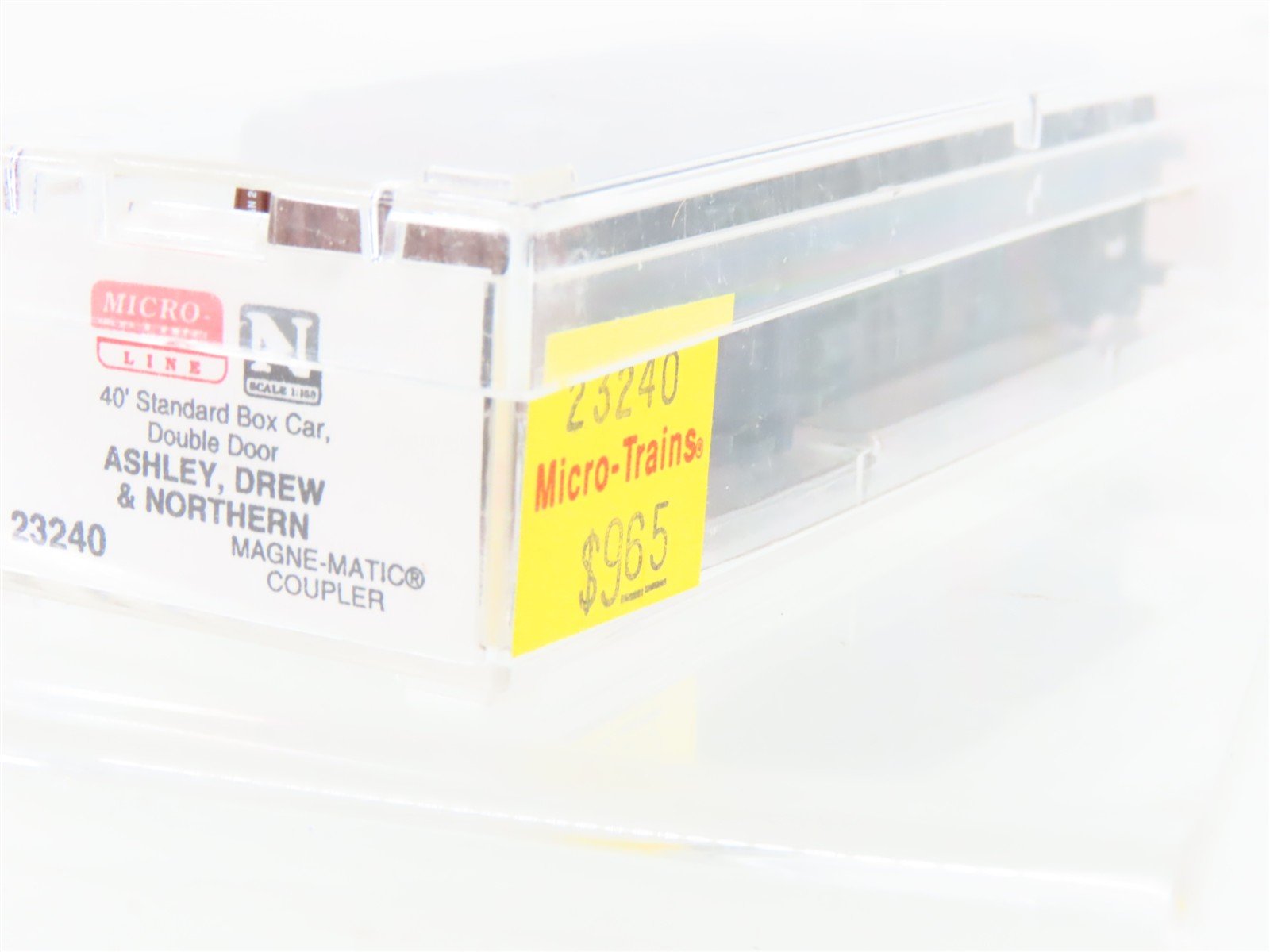 N Scale Micro-Trains MTL 23240 AD&N Ashley Drew Northern 40' Boxcar #2413