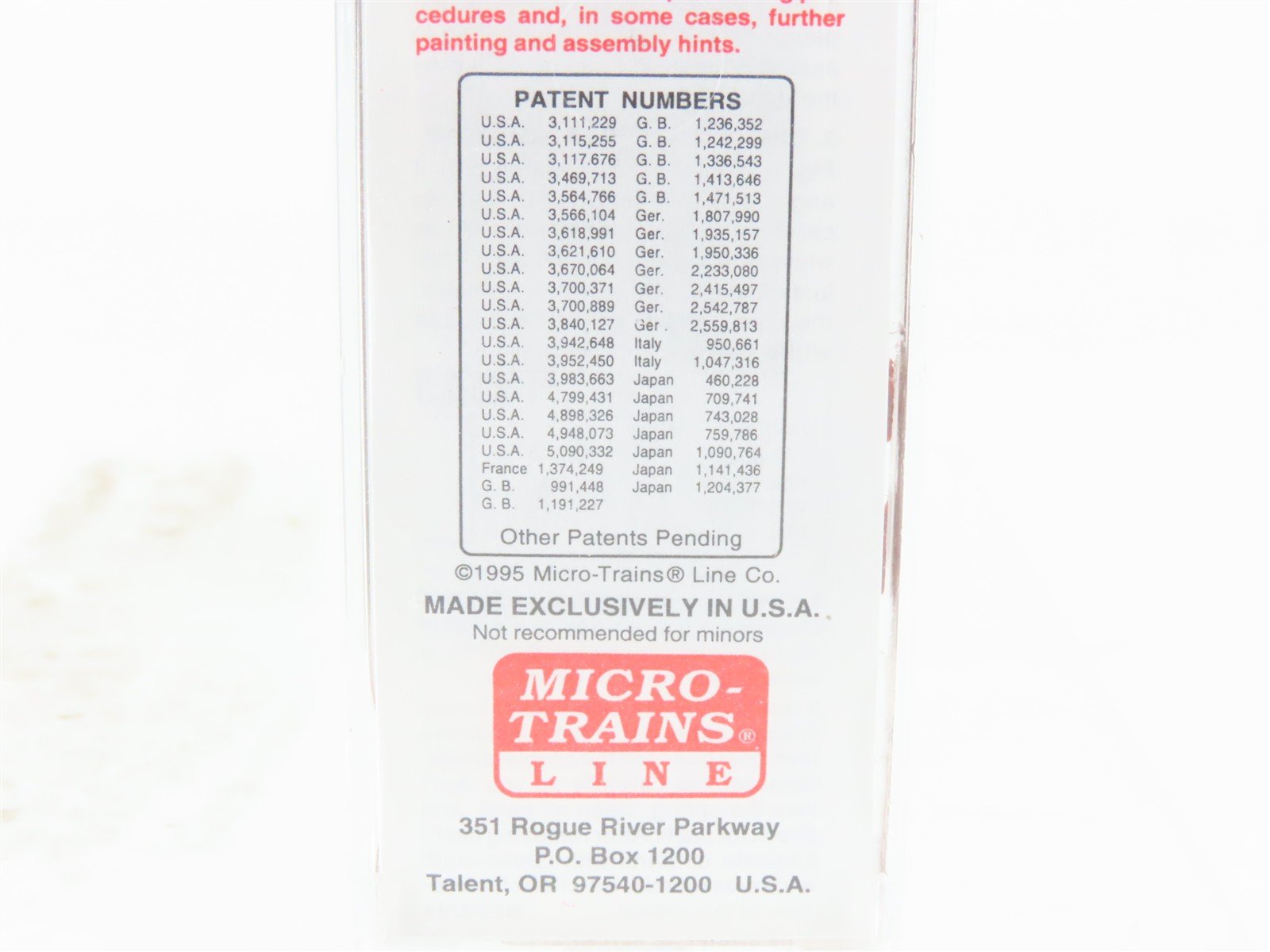 N Scale Micro-Trains MTL 23230 UP Union Pacific The Challenger 40' Boxcar #9147