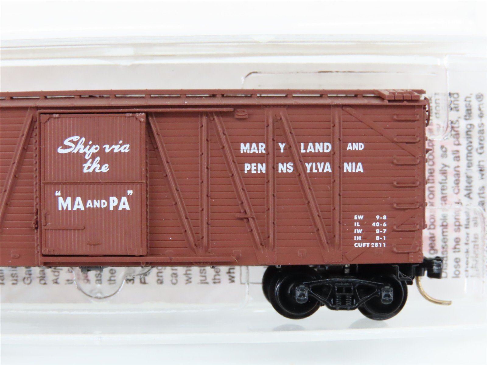 N Scale Micro-Trains MTL 28020 M&PA Maryland & Pennsylvania 40' Boxcar #1157