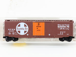 N Scale Micro-Trains MTL 32050/2 SFRB Santa Fe 50' Standard Boxcar #6160
