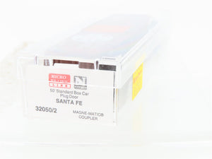 N Scale Micro-Trains MTL 32050/2 SFRB Santa Fe 50' Standard Boxcar #6160