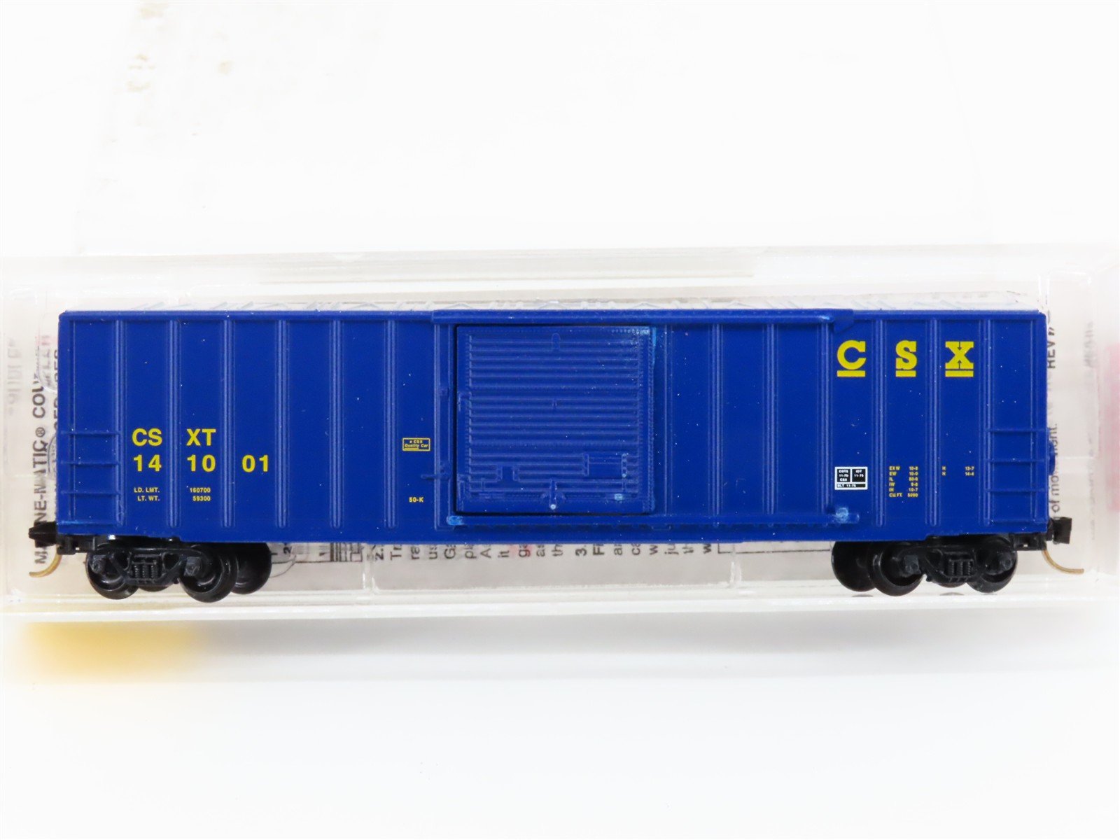 N Scale Micro-Trains MTL 25550 CSX Railway 50' Rib Side Boxcar #141001