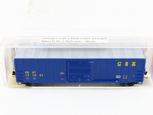 N Scale Micro-Trains MTL 25550 CSX Railway 50' Rib Side Boxcar #141001