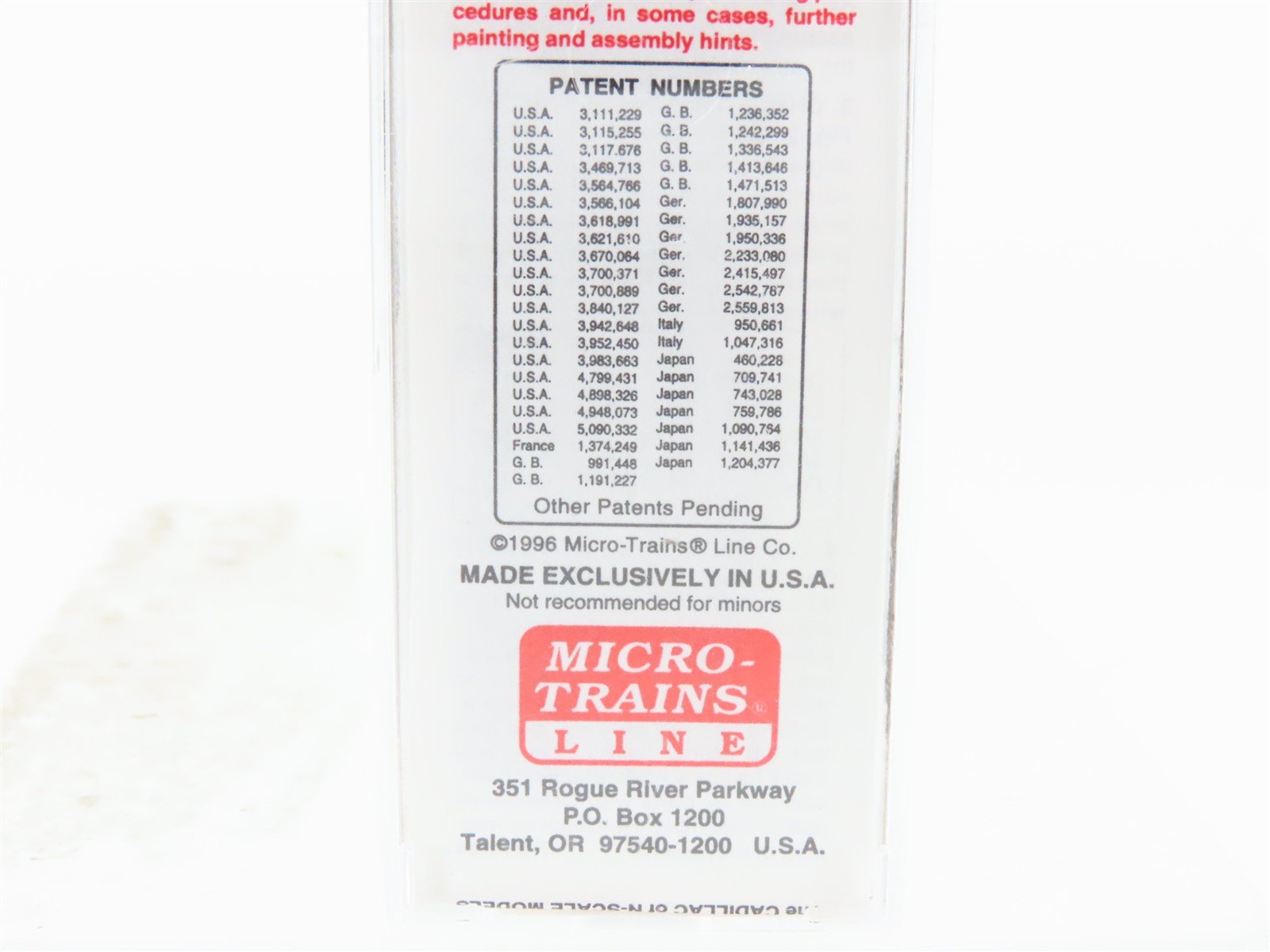 N Scale Micro-Trains MTL 25550 CSX Railway 50' Rib Side Boxcar #141001