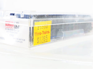 N Scale Micro-Trains MTL 25550 CSX Railway 50' Rib Side Boxcar #141001