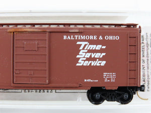N Scale Micro-Trains MTL 20346 B&O Baltimore & Ohio 40' Standard Boxcar #470687